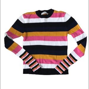 Zara Striped Knit Sweater Size Small